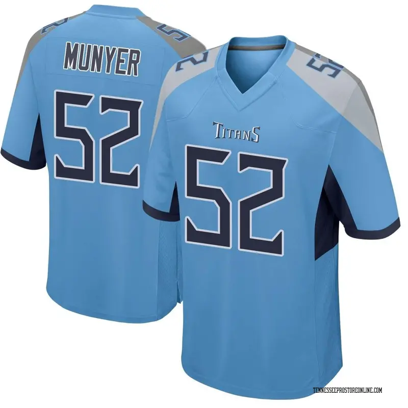 Men's Daniel Munyer Tennessee Titans Jersey - Game Light Blue