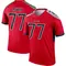 Men's Taylor Lewan Tennessee Titans Inverted Jersey - Legend Red Big & Tall