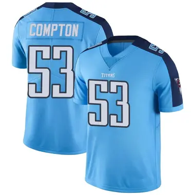 Men's Will Compton Tennessee Titans Color Rush Jersey - Limited Light Blue