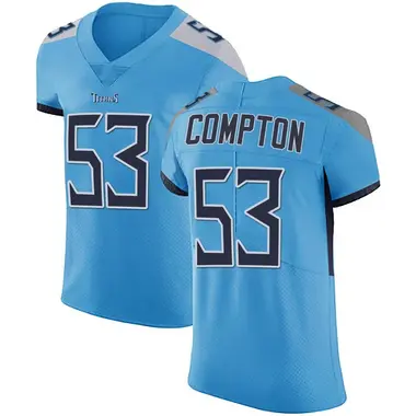 Men's Will Compton Tennessee Titans Team Color Vapor Untouchable Jersey - Elite Light Blue