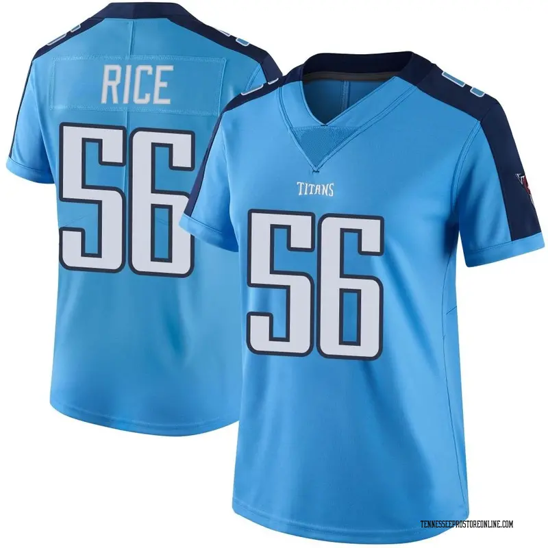 Women's Monty Rice Tennessee Titans Color Rush Jersey - Limited Light Blue