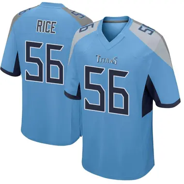 Youth Monty Rice Tennessee Titans Jersey - Game Light Blue